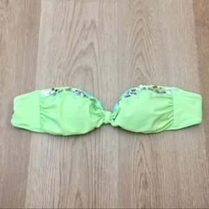 NWOT Victoria’s Secret Neon Green bikini Top, Sz S